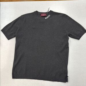 Gucci Charcoal Short Sleeve Tee for Men size S
